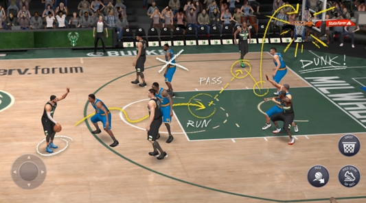 NBALIVE手游亚服最新版下载 组建专属梦之队称霸篮球赛场